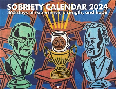 The 2024  Sobriety Calendar Cover- AA