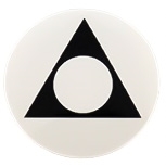 Black on Clear Al-Anon Logo Sticker
