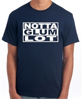 Notta Glum Lot Recovery T-Shirt - Navy with white screen print