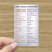 <!180>Daily Moral Inventory Recovery Verse Card