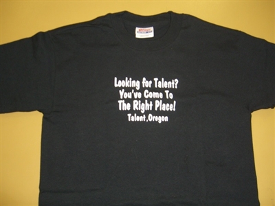 "Looking for Talent..." T-shirt Youth Large Black