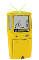 GasAlertMax XT II Combustible (% LEL, filtered), oxygen (O2), hydrogen sulfide (H2S), carbon monoxide (CO) - yellow housing, NA version (North America)
