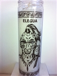 ELEGGUA ELEGUA PILLAR CANDLE IN GLASS