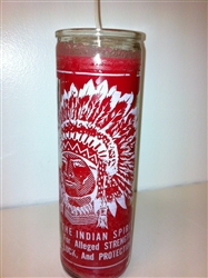 THE INDIAN SPIRIT SEVEN DAY CANDLE IN GLASS