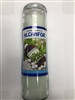 CAMPHOR PREPARED (ALCANFOR) WHITE PILLAR CANDLE IN GLASS