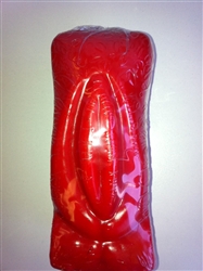 IMAGE CANDLE FOR FEMALE VAGINA RED 5"