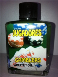 MAGICAL AND DRESSING OIL (ACEITE) 1/2OZ GAMBLERS ( JUGADORES )