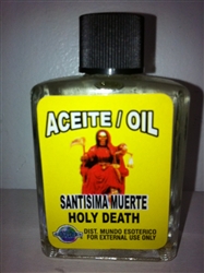 MAGICAL AND DRESSING OIL (ACEITE) 1/2 OZ FOR HOLY DEATH (SANTA MUERTE)