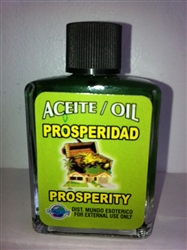 MAGICAL AND DRESSING OIL (ACEITE) 1/2 OZ FOR PROSPERITY (PROSPERIDAD)