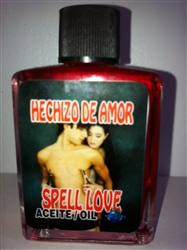 MAGICAL AND DRESSING OIL (ACEITE) 1/2 OZ FOR LOVE SPELL (HECHIZO DE AMOR)