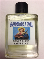 MAGICAL AND DRESSING OIL (ACEITE) 1/2 OZ - SAINT LUCY (SANTA LUCIA)