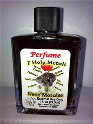 SPIRITUAL MYSTICAL PERFUME 1 FL OZ - 7 HOLY METALS (SIETE METALES)