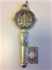 SAINT BENEDICT ALL METAL 5" MEDALLION KEY DOUBLE SIDED