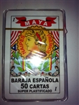 MAYA BARAJA ESPANOLA SUPER PLASTIFICADO PLAYING CARDS 50 CARDS PER DECK