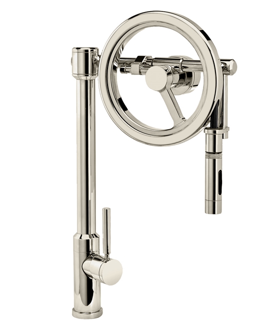 WATERSTONE ENDEAVOR WHEEL PULLDOWN FAUCET â€“ TOGGLE SPRAYER 5125