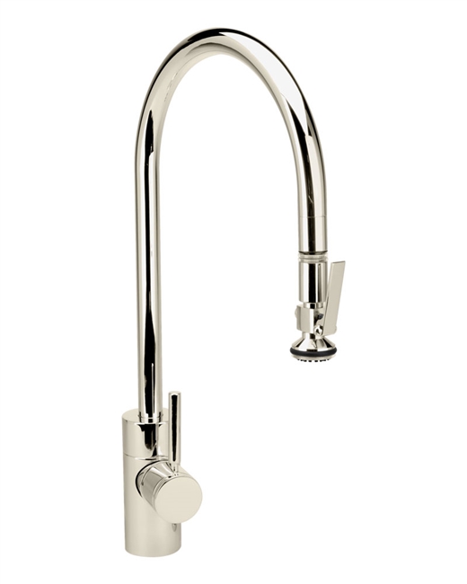 WATERSTONE CONTEMPORARY EXTENDED REACH PLP PULLDOWN FAUCET â€“ LEVER SPRAYER 5700