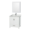 Sheffield 30" Single Bathroom Vanity by Wyndham Collection - White