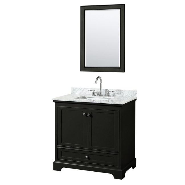 Deborah 36" Single Bathroom Vanity by Wyndham Collection - Dark Espresso