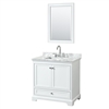 Deborah 36" Single Bathroom Vanity by Wyndham Collection - White