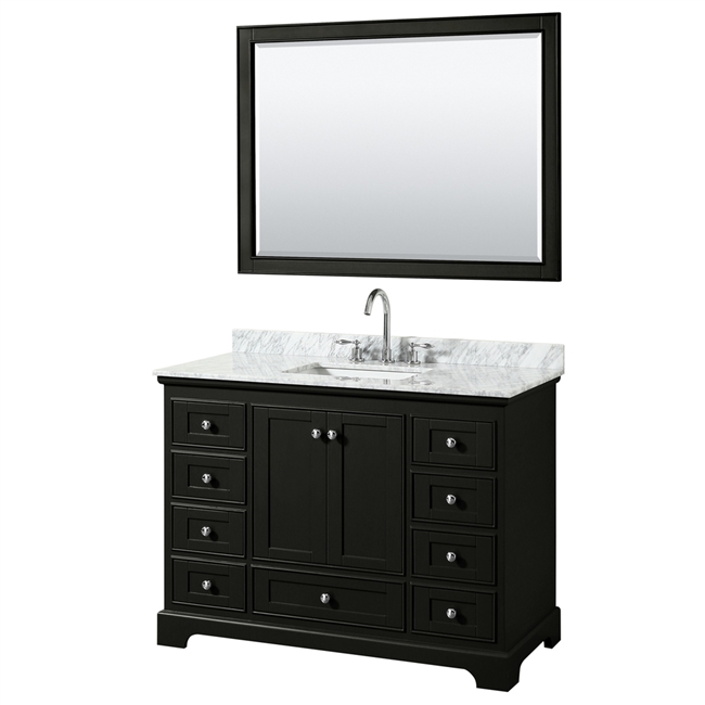 Deborah 48" Single Bathroom Vanity by Wyndham Collection - Dark Espresso