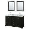 Deborah 60" Double Bathroom Vanity by Wyndham Collection - Dark Espresso