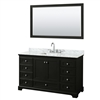 Deborah 60" Single Bathroom Vanity by Wyndham Collection - Dark Espresso