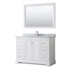 Avery 48" Single Vanity by Wyndham Collection - White