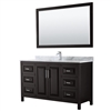 Daria 60" Single Bathroom Vanity by Wyndham Collection - Dark Espresso