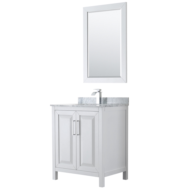 Daria 30" Single Bathroom Vanity by Wyndham Collection - White