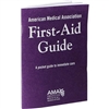 AMA FIRST AID GUIDE BOOK, 40 page, 4in x 5.5in