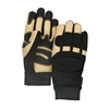 Black Eagle Thinsulate Lined Mechanics Gloves- Black & Tan