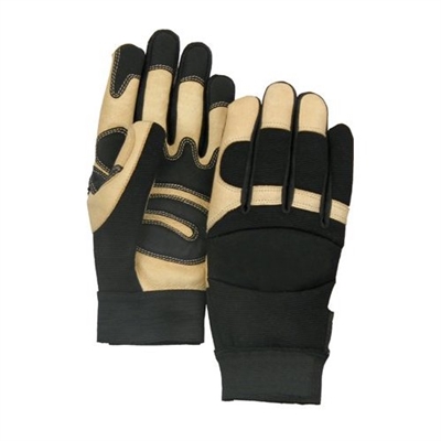 Black Eagle Thinsulate Lined Mechanics Gloves- Black & Tan