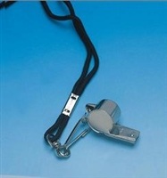 Whistle, Metal Police Signal Whistle with lanyard