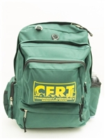 CERT Backpack, deluxe model, with multiple compartments & CERT logo