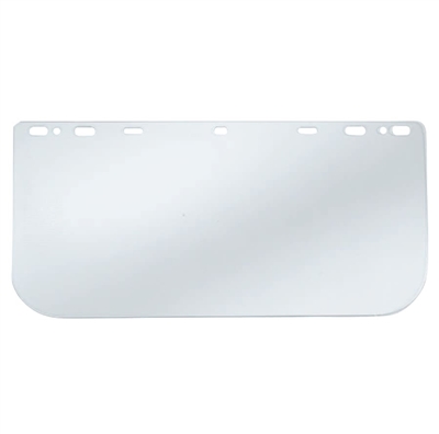 Universal Faceshield, Clear, Polycarbonate, 16 in x 8 in