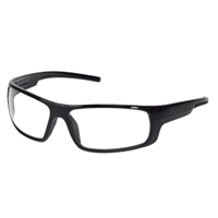 INOXÂ® ENFORCERâ„¢ Safety Glasses, Clear Lens, Black Frame
