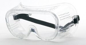 Safety Goggle, Clear Lens, Direct Vent