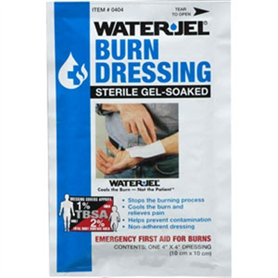 Burn Dressing, Sterile, 4 inch x 4 inch WaterJel