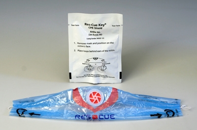 Rescue Breather CPR one-way valve faceshield