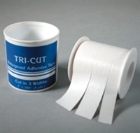 Tape Tri-Cut Medical or Athletic Type cut at 3/8 inch 5/8 inch &1 inch