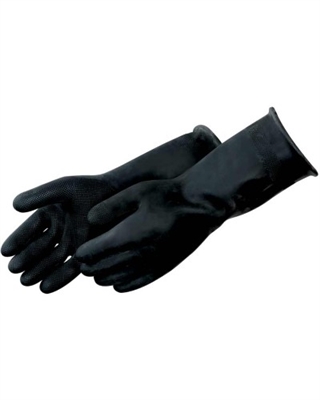 Black Rubber Glove, 18in, 40mil