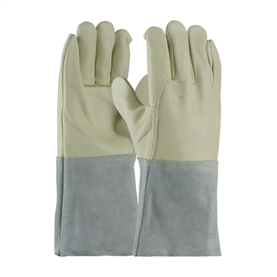 MIG TIG WELDERS GLOVE, TOP GRAIN COWHIDE, 4.5in