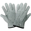 Gloves, Grey Split Cowhide Drivers, Keystone Thumb