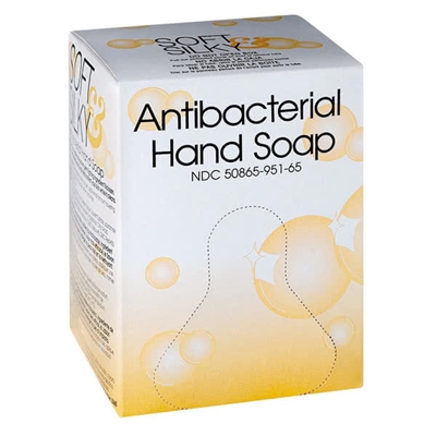 Antibacterial Liquid Hand Soap, Transparent Amber, Case of 12 Boxes