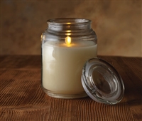 Luminara - Flameless LED Candle - Glass Mason Jar With Lid - Ivory Wax - Vanilla Scented - Remote Ready - 3.5" x 5.5"
