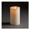 LightLi by Liown - Moving Flame - Flameless LED Candle - Indoor - Ivory Paraffin Wax - Remote Ready - 4" x 7"