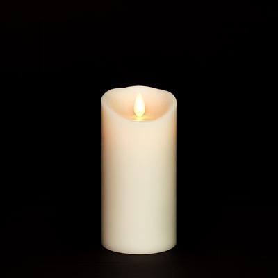 Torchier Moving Flame - Flameless LED Candle - Indoor - Wax - Ivory - Remote Ready - 3" x 6"