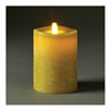 LightLi by Liown - Moving Flame - Flameless LED Candle - Linen Moss Wax - Bluetooth App Ready - Remote Ready - 3.5" x 5"