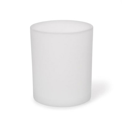 Tealight Candle Cup Holder - Frosted Glass 2.4" x 2.9"