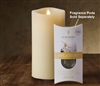 Luminara - Fragrance Diffusing Moving Flame LED Candle - Indoor - Ivory Wax - Remote Ready - 3.75" x 7"